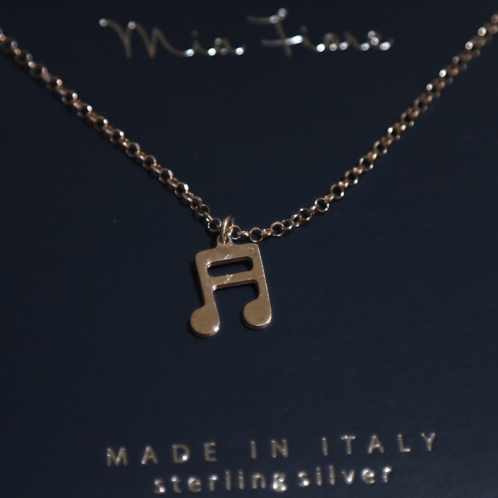 🎵Sterling Silver Mia Fiore Music Note Necklace🎵